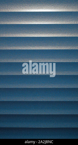 Blue venetian blinds background Stock Photo