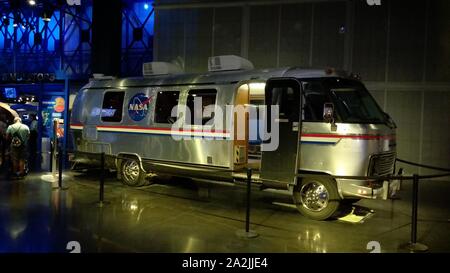 Cape Canaveral, Florida, U.S.A - Airstream Astrovan at Kennedy Space Center - November 6, 2018 Stock Photo