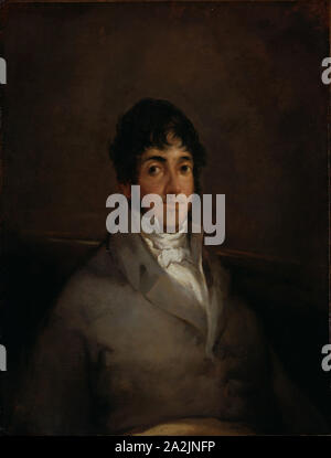 Portrait of Isidoro Maiquez, c. 1807, Francisco José de Goya y Lucientes, Spanish, 1746-1828, Spain, Oil on canvas, 82.3 × 63.3 cm (32 3/8 × 24 7/8 in Stock Photo