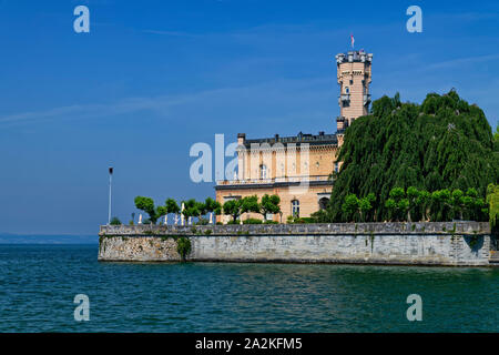 Montfort Castle in Langenargen on Lake Constance, Bodensee District, Baden-Württemberg, Germany Stock Photo