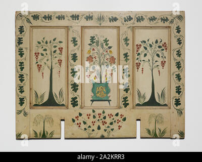 Fireboard 1820 United States Oil On Pine Panel The Fireplace