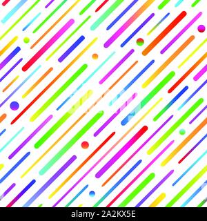 Colorful abstract boho seamless pattern. Stock Vector