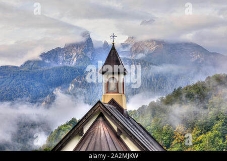 Kirchleitnkapelle, Berchtesgaden, Bavaria, Germany, Europe