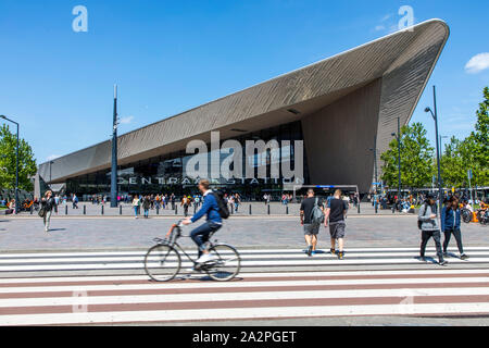 Rotterdam Central Station, Centraal, Station Hall, Netherlands, Stock Photo