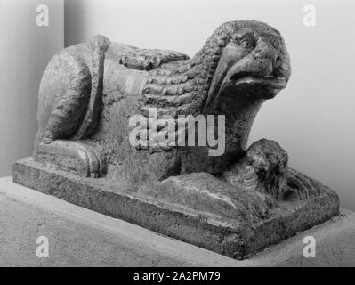 Unknown (Italian), Stylobate Lion, between late 12th and early 13th century, Verona marble, Overall: 26 1/2 × 20 × 44 3/4 inches (67.3 × 50.8 × 113.7 cm Stock Photo