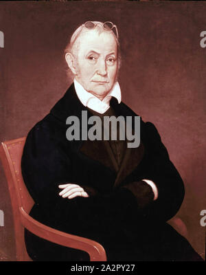 after James Van Dyck, American, active 1834 - 1843, Aaron Burr, between 1834 and 1882, oil on canvas, Unframed: 34 × 25 inches (86.4 × 63.5 cm Stock Photo