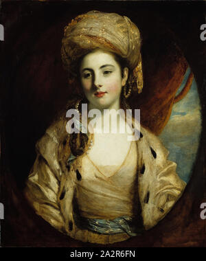 Joshua Reynolds, English, 1723-1792, Mrs. Richard Paul Jodrell, between 1774 and 1776, oil on canvas, Unframed: 30 1/2 × 25 1/4 inches (77.5 × 64.1 cm Stock Photo