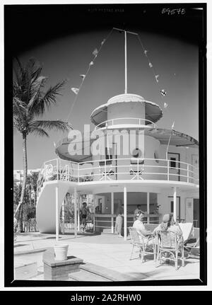 Raleigh Hotel, Collins Ave., Miami Beach, Florida. Stock Photo