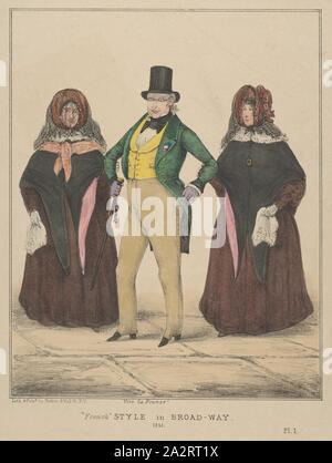 Vive la France, French Style in Broadway,1840.jpg - 2A2RT1X