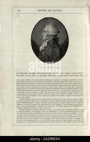 Portrait of Louis Bernard Guyton de Morveau, Fig. 54, p. 312 Stock Photo