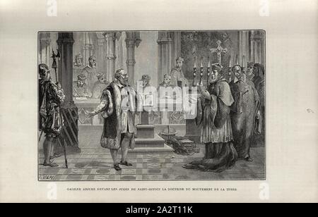 Galileo Galilei before the Holy Office. Museum: PRIVATE COLLECTION ...