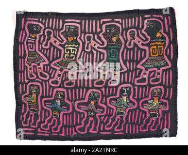 shirt panel (mola), Kuna people, about 1950s, appliqued cotton, 15 x 19 in., Textile and Fashion Arts Stock Photo