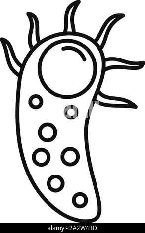 infectious bacillus icon vector outline illustration Stock Vector Image ...