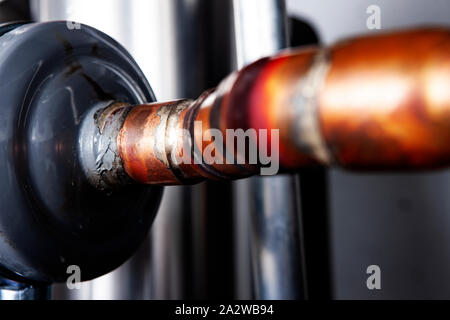 Technology background - industy, valves, tech, pipes and gears Stock Photo