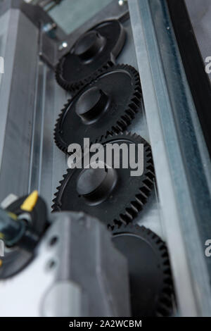 Technology background - industy, valves, tech, pipes and gears Stock Photo