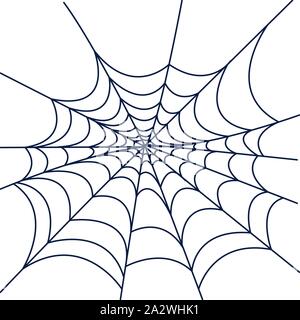 Symmetrical spider web icon, outline style Stock Vector Image & Art - Alamy