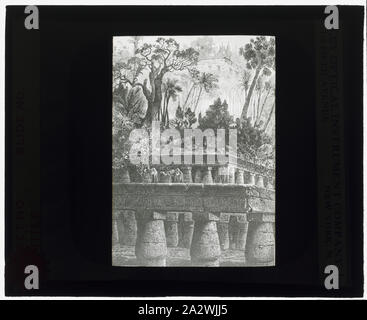 Reproduction of illustration showing Hanging Gardens of Babylon Stock Photo