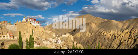 panoramic view of Lamayuru Monastery in Ladakh, northern India Stock Photo