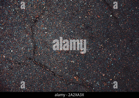 Shiny New Black Asphalt Abstract Texture Background. Stock Photo