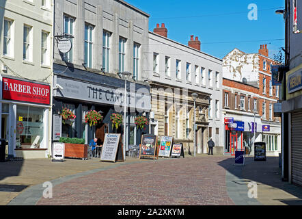 Silver Street, Gainsborough, Lincolnshire, England UK Stock Photo