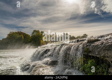 Cordova and Healey Falls Conservation Area Algonquin Highlands Havelock Ontario Canada in Autumn Stock Photo