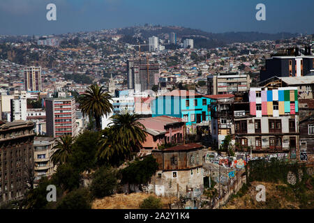 Valparaiso cityscape Stock Photo