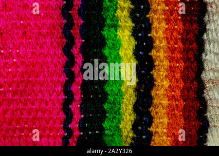 Colourful Thread Woven fabric Texture Abstract Stock Photo