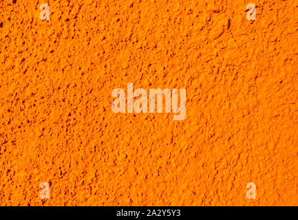 Wall plaster Terracotta Orange Stock Photo