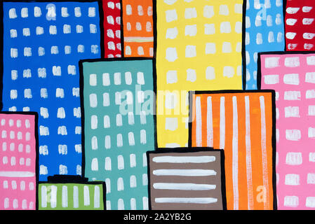 Abstract texture pattern colorful background line square with white color in public place. Stock Photo