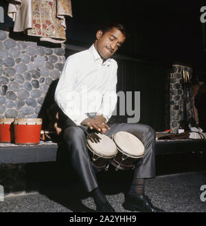 Sammy Davis Jr. 1925-1990. American singer, musician, dancer, actor. 1963 Stock Photo