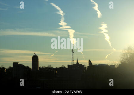 View of downtown Lynchburg, Virginia, USA Stock Photo