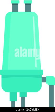 Irrigation filter icon. Flat illustration of irrigation filter vector icon for web design Stock Vector