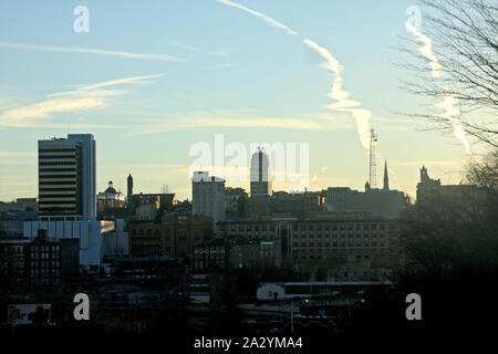 View of downtown Lynchburg, Virginia, USA Stock Photo