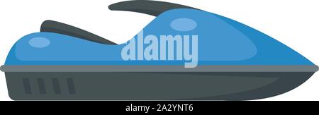 Water jet ski icon. Flat illustration of water jet ski vector icon for web design Stock Vector