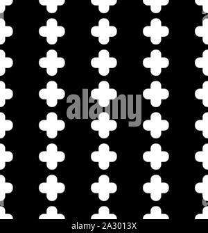 Vector seamless pattern with pluses. Stock Vector