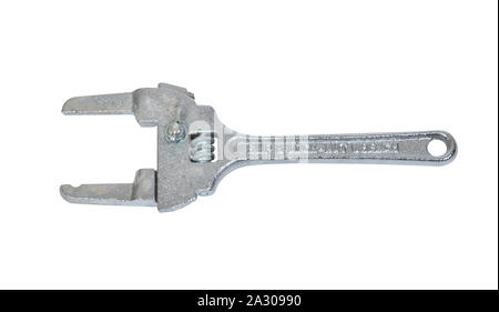 Pipe Wrench isolated on white - Isolated tools Stock Photo