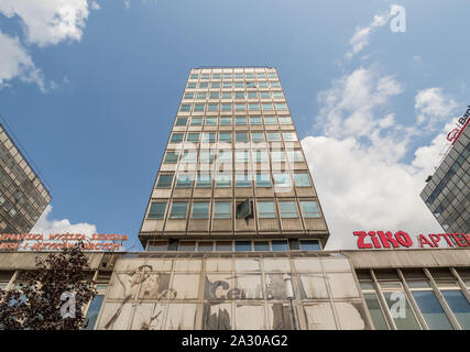 Poznan, Poland - one of the main cities of the country, Poznan still displays a strong Soviet Architecture Stock Photo