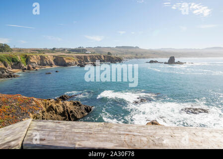 Pigeon Point Lighthouse. San Mateo County, California. Stock Photo