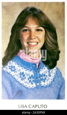 ***FILE PHOTO*** Archive Image relating to the film, Lucy In The Sky, loosely based on the events surrounding the love triangle involving Astronaut Lisa Nowak.  FILE: In this photo copied from the 1981 C.W. Woodward High School yearbook, this is the senior portrait of Lisa Caputo (Nowak) from page 21 of the 1981 C.W. Woodward High School yearbook. Credit: Ron Sachs / CNP/MediaPunch  Note: For Editorial Use Only - No Commercial Use Whatsoever Stock Photo