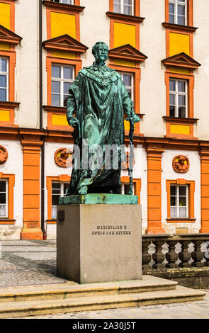 Statue of Maximilian II Bayreuth Stock Photo