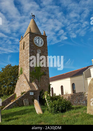The Old Church Tower, St. Anne, Alderney Stock Photo