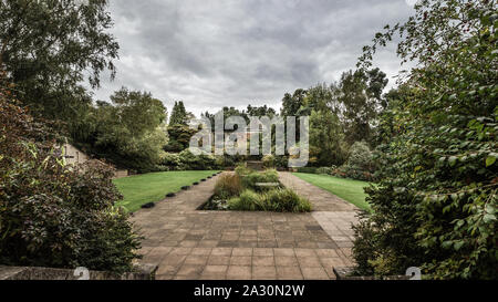 The Hill Garden and Pergola in Hampstead, and  Golders Green, London, Stock Photo