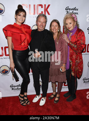 October 3, 2019, Hollywood, California, USA: (L - R) Blanca Blanco, John Savage, guest and actress Sally Kirkland attends the Premiere Of ''CUCK' (Credit Image: © Billy Bennight/ZUMA Wire) Stock Photo