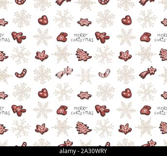 Seamless Christmas pattern with decorative ornamental black and gold baubles hand-drawn retro look- for wrapping paper Stock Vector