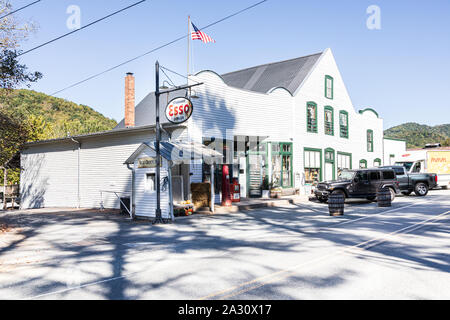 VALLE CRUCIS, NC, USA-24 SEPT 2019: The historic Mast General Store, first opened as the Taylor General Store in 1883. Stock Photo