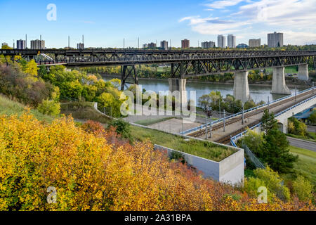 High Level Bridge, Edmonton, Alberta, Canada Stock Photo