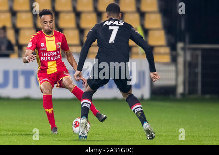 Deventer, Netherlands. 04th Aug, 2023. DEVENTER, Stadium De Adelaarshorst,  04-08-2023, season 2023/2024, Dutch Eredivisie. during the match Go Ahead  Eagles - AE Kifisia, final result 2-2, GA Eagles player Jakob Breum (Photo