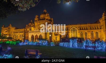 The Lahore Museum is a museum located in Lahore, Punjab, Pakistan. Founded in 1865 at a smaller location and opened in 1894. Stock Photo