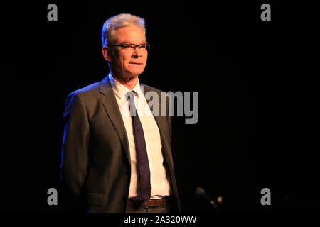 Jean-Marc Peillex, maire de Saint-Gervais-les-Bains. 33 ème Festival Mont-Blanc Humour. Mars 2017. Saint-Gervais-les-Bains. France. Stock Photo