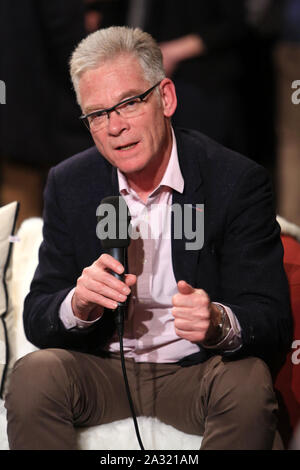 Jean-Marc Peillex, maire de Saint-Gervais-les-Bains. 33 ème Festival Mont-Blanc Humour. Mars 2017. Saint-Gervais-les-Bains. France. Stock Photo